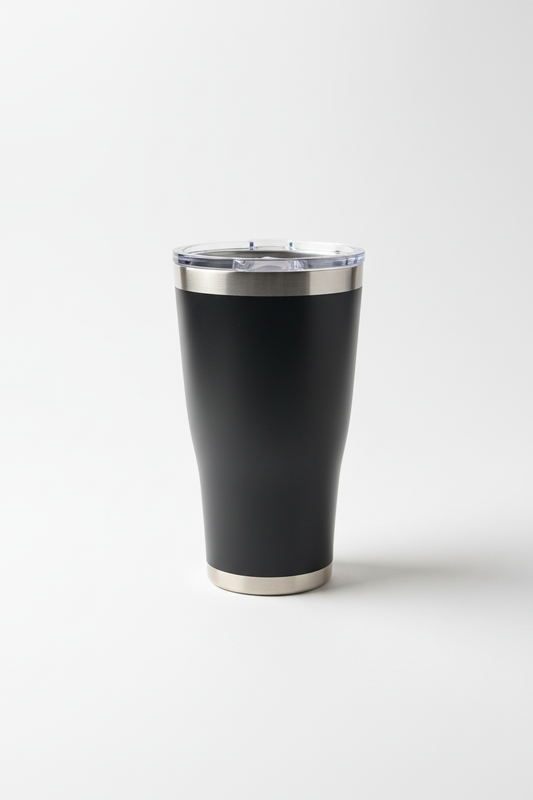 Professional Black Tumbler Product Photo